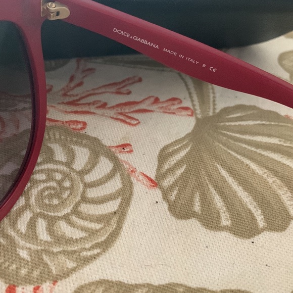 Dolce and Gabbana (Burgundy color) Sunglasses style # DG4149 - Picture 7 of 10